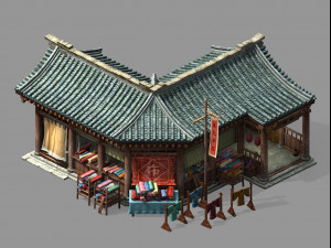 song dynasty-dongshi-bozhuang 3D Model