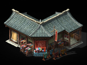 song dynasty-dongshi-bozhuang 3D मॉडल