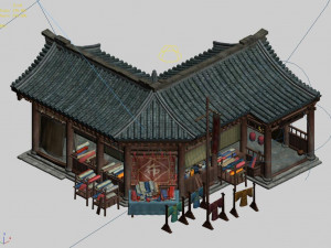 song dynasty-dongshi-bozhuang 3D मॉडल