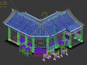 song dynasty-dongshi-bozhuang 3D मॉडल