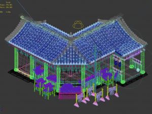 song dynasty-dongshi-bozhuang 3D Model