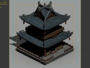 song dynasty-dongshi-tea house 3D 모델