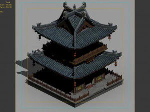 song dynasty-dongshi-tea house 3D Model