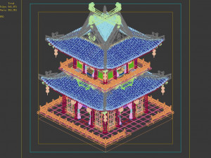 song dynasty-dongshi-tea house 3D 모델