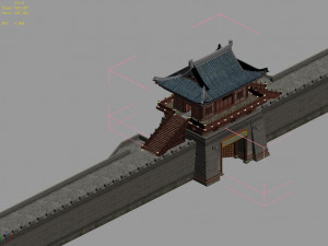song dynasty-east city-city gate Modèle 3D