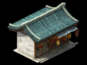 song dynasty-east city-lantern shop 3D Model