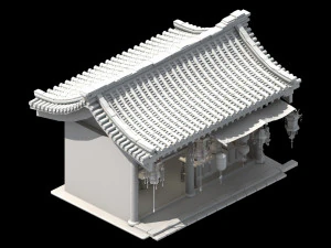 song dynasty-east city-lantern shop 3D Model