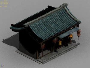 song dynasty-east city-lantern shop 3D Model