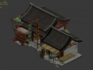 song dynasty-east city-tavern 3D Model