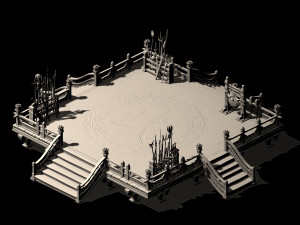 song dynasty-east city-arena 3D Model