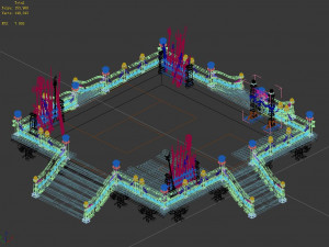 song dynasty-east city-arena 3D Model