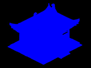 song dynasty-east city-matchmaker shrine 3D Model