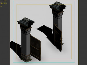 song dynasty-east city-gateway 3D Model