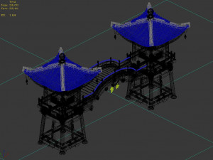 song dynasty-east city-gate building 3Dモデル