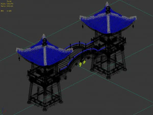 song dynasty-east city-gate building 3D Model