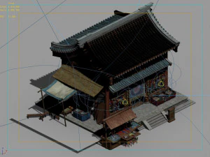 song dynasty-dongshi-accessories store 3D Model