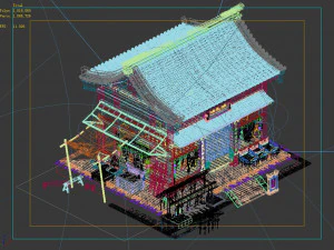 song dynasty-dongshi-accessories store 3D Model