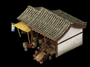song dynasty-dongshi-tanpu 3D Model
