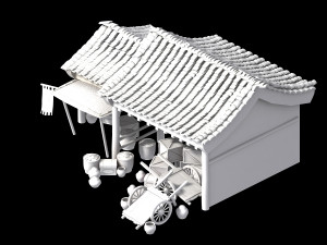 song dynasty-dongshi-tanpu 3D Model