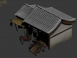 song dynasty-dongshi-tanpu 3D Model