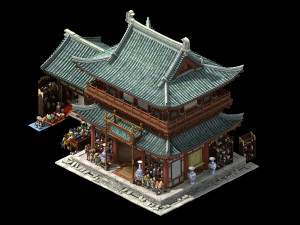 song dynasty-dongshi-ceramic shop 3D Model