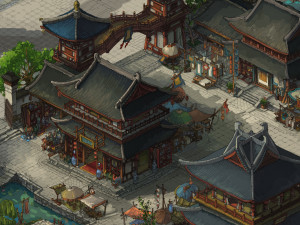 song dynasty-dongshi-ceramic shop 3D Model
