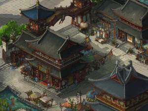 song dynasty-dongshi-ceramic shop 3D Model