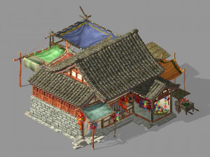 song dynasty-dongshi-toy store 3D Model