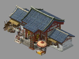 song dynasty-east city-store Modèle 3D