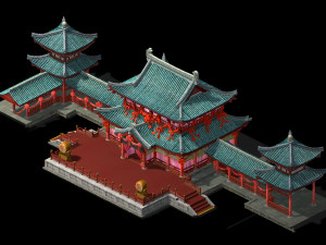 song dynasty-dongshi-xilou Model 3D