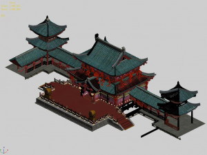 song dynasty-dongshi-xilou Model 3D