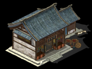 song dynasty-dongshi-drugstore 3D Model