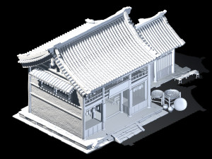 song dynasty-dongshi-drugstore 3D Model