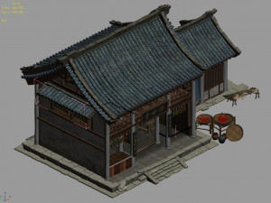 song dynasty-dongshi-drugstore 3D Model