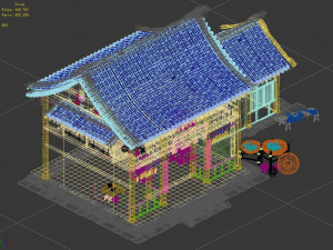 song dynasty-dongshi-drugstore 3D Model