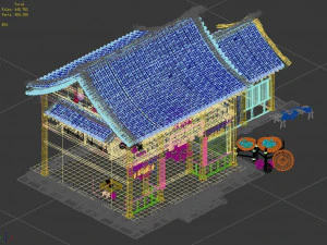 song dynasty-dongshi-drugstore 3D Model