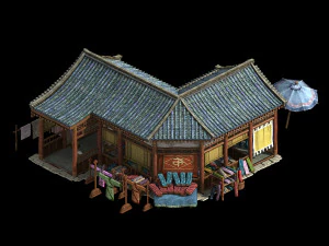 song dynasty-dongshi-clothing store 3D Model