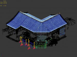 song dynasty-dongshi-clothing store 3D Model