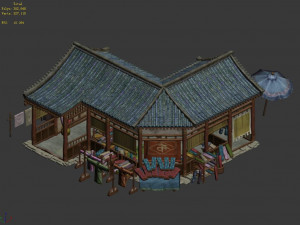 song dynasty-dongshi-clothing store 3D Model