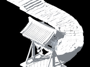 song dynasty-dongshi-yuelao temple arch 3D Model
