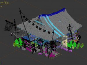 song dynasty-east city-grocery store Modèle 3D