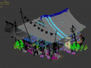 song dynasty-east city-grocery store 3D Model