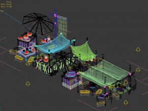 song dynasty-east city-miscellaneous stall 01 3D Model