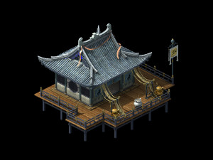 song dynasty-dongshi-divination shop 3D Model