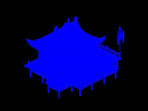 song dynasty-dongshi-divination shop 3D Model