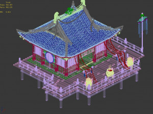 song dynasty-dongshi-divination shop 3D Model