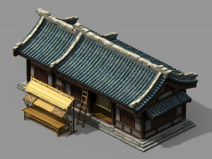 song dynasty-dongshi-bamboo shop 3D Model