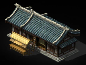 song dynasty-dongshi-bamboo shop 3D Model