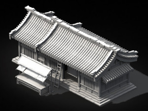 song dynasty-dongshi-bamboo shop 3D Model