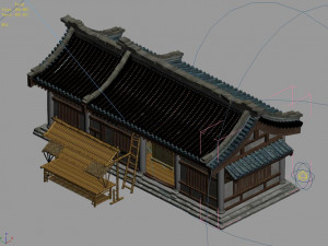 song dynasty-dongshi-bamboo shop 3D Model